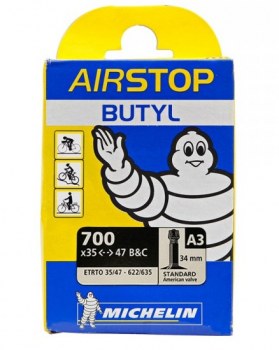 Chambre à Air Michelin Airstop Butyl 700x35à47 valve standard