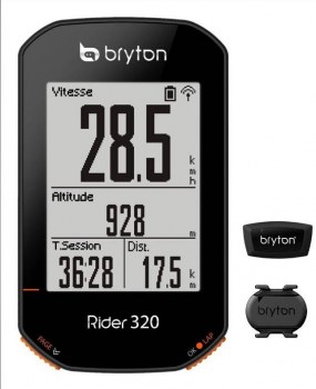  Compteur GPS BRYTON Rider 320T (avec capteur cadence +ceinture cardio )