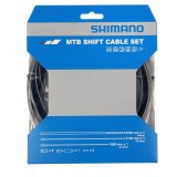 Kit Câbles et Gaines Dérailleur VTT Shimano Inox Noir
