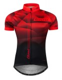 Maillot Cyckiste FORCE BEST Manches courtes 2021 rouge