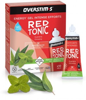 Overstims Red Tonic gel - 10 tubes de 35g